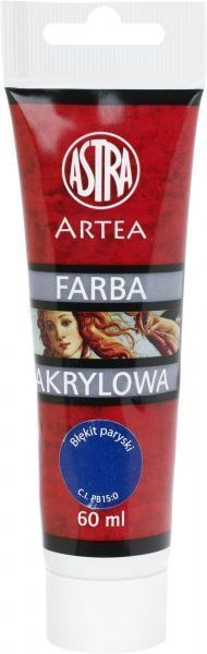 Краска акриловая Парижская синь 60 мл Artea Astra