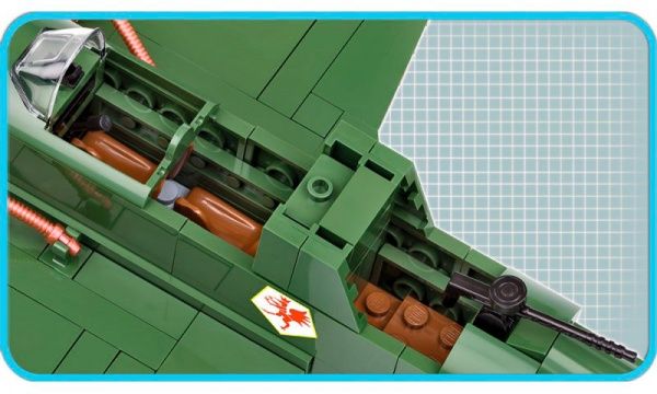 Конструктор Cobi Вторая Мировая Война Самолет PZL Карась P-23B COBI-5522