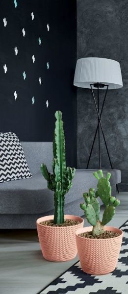 Горшок пластиковый Prosperplast Splofy круглый 1,7л персиковый (11800-488) 