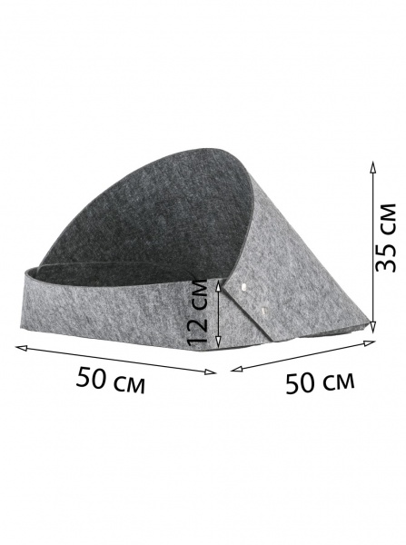 Лежак FX home фетровий 