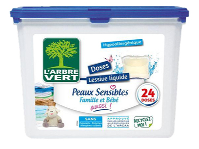 Капсулы для машинной стирки Larbre Vert Чувствительная кожа 24 шт. 