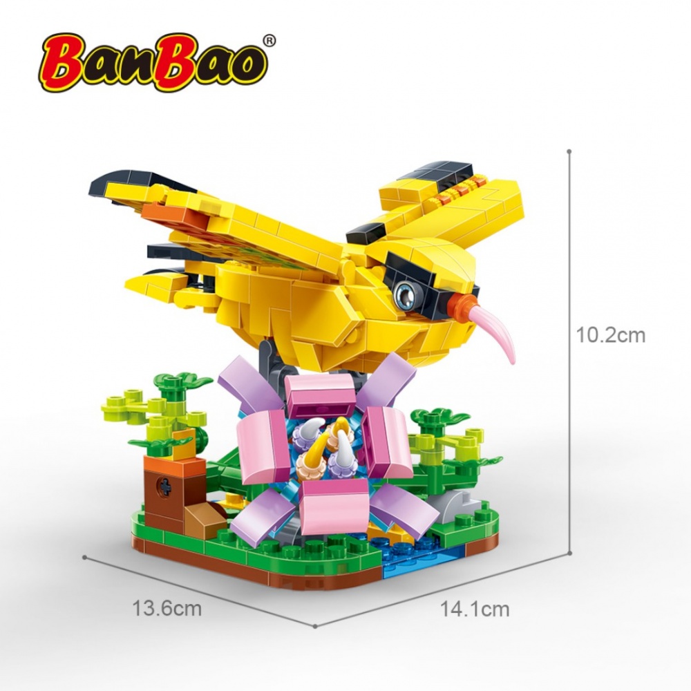 Конструктор BanBao 2в1 Іволга та морський коник ET612