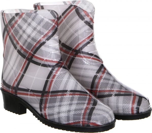 Полусапоги резиновые Шотландка серая 38 размер