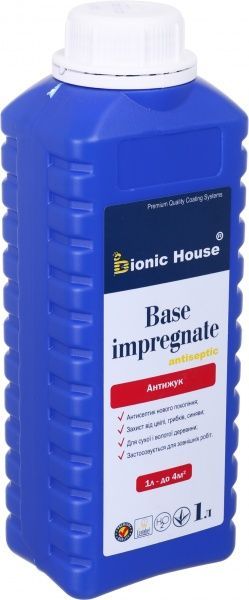 Просочувач Bionic House Base impregnate Антижук 1 л