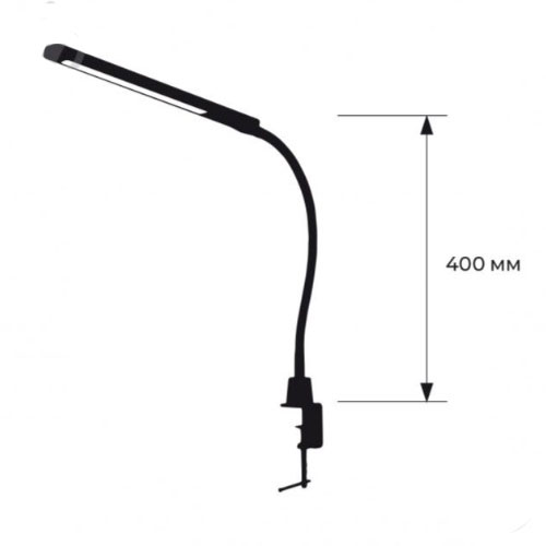 Настільна лампа Eurolamp 8 Вт без цоколя чорний LED-TLS-8W(black)