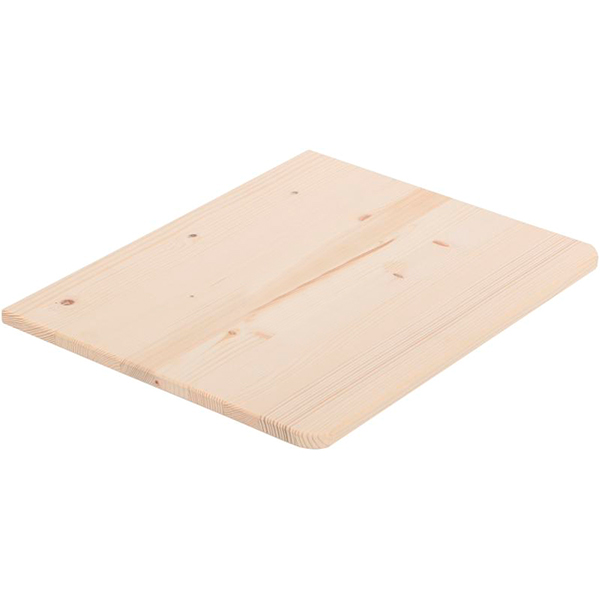 Полиця з хвойних порід 500x300 мм дерево світле 