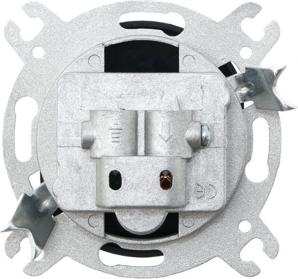 Розетка TV+R+SAT Aling-Conel Eon черный E612S.E1