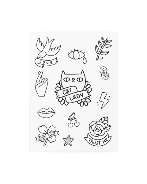 Тату тимчасове TATTon.me Poke mix