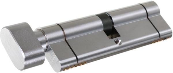 Цилиндр Abus KD6PS 50x50 ключ-вороток 100 мм матовый никель