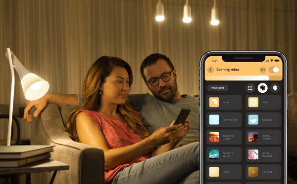 Умная лампа Philips hue Smart 2 шт. 5,3 Вт C37 матовая E14 220 В 2000-6500 К 929002294210 