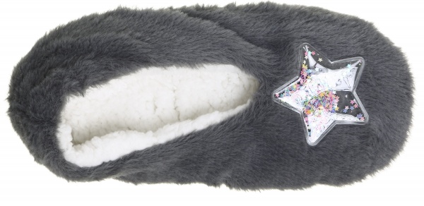 Обувь домашняя La Nuit звезды-блестки р.36/37 серый 
