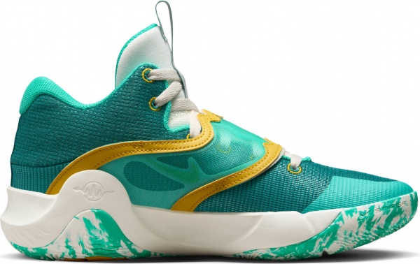 Кроссовки Nike KD TREY 5 X DD9538-300 р.45 зеленый