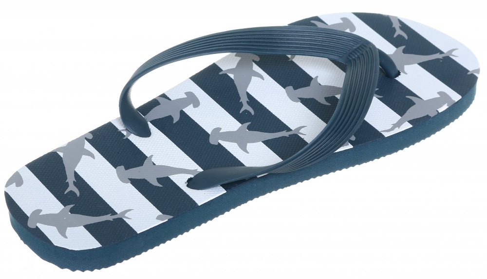 Вьетнамки для мальчиков Shantou Акула р.36-37 белый с синим (NRSS20)