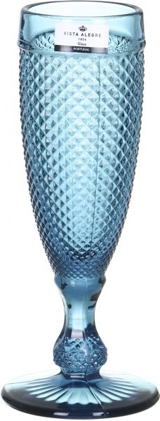 Набор бокалов для шампанского Bicos Cinza бирюзовый 190 мл 4 шт. 49000092 Vista Alegre