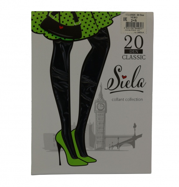 Колготки SIELA CLASSIC 20 den nero р. 2 черный 
