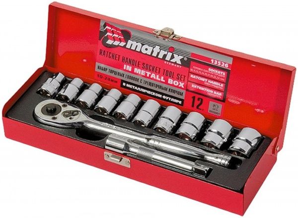 Набор головок Matrix Master   12 шт. 135269