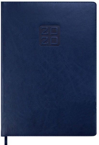 Дневник датированный 2020 BRAVO (Soft) A4 синий Buromax 