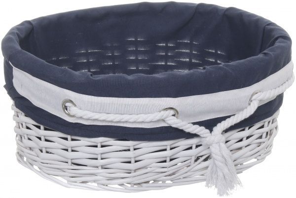 Корзина плетеная с текстилем 40x31x16 см XT12-4CD-3 