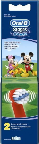 Сменные насадки для электрической щетки Oral-B с Диснеевскими персонажами 2 шт.