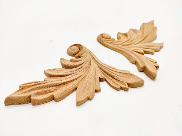 Декоративная панель деревянная угловая 2 шт., CN.02.60 56х60x3 мм 