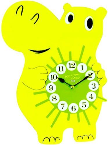 Часы настенные Бегемот детские МДФ 24,5x4,5x33,5 см 05-204