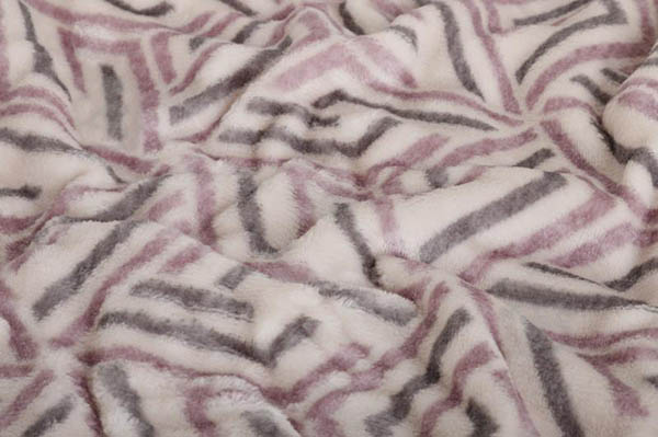 Плед Frannel Metrix 200x220 см сірий La Nuit 