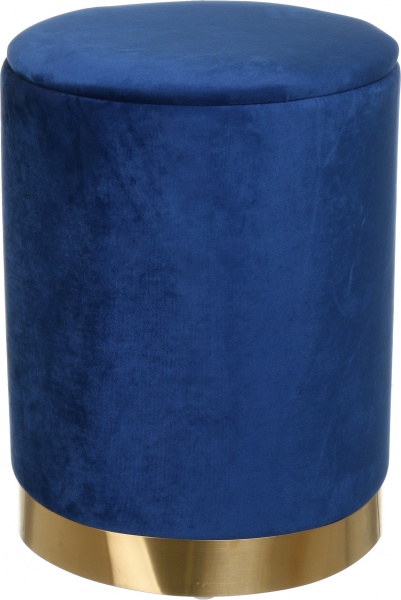 Пуф Мурсия с нишей для хранения 350х460 мм темно-синий 