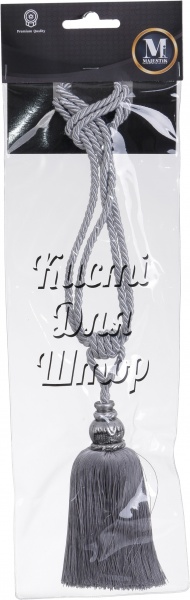 Підхват для штор 2019-56-K-43 сірий Majestic