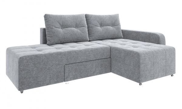 Диван кутовий SOFYNO Едвард правий сірий 2400x1600x680 мм
