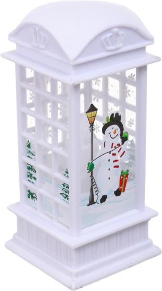 Фонарь декоративный телефонная будка XFD-3132 светодиодная (LED) 11 см 