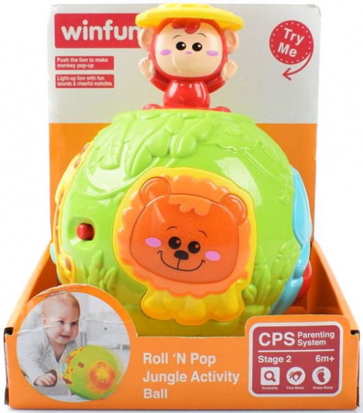 Веселый мячик Winfun шар, трещотка 0778-NL