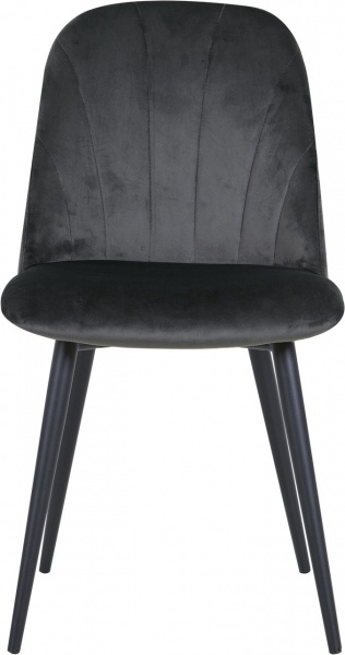 Стілець обідній Nowy Styl Milana III Hn Black Puma-15 темно-сірий / чорний