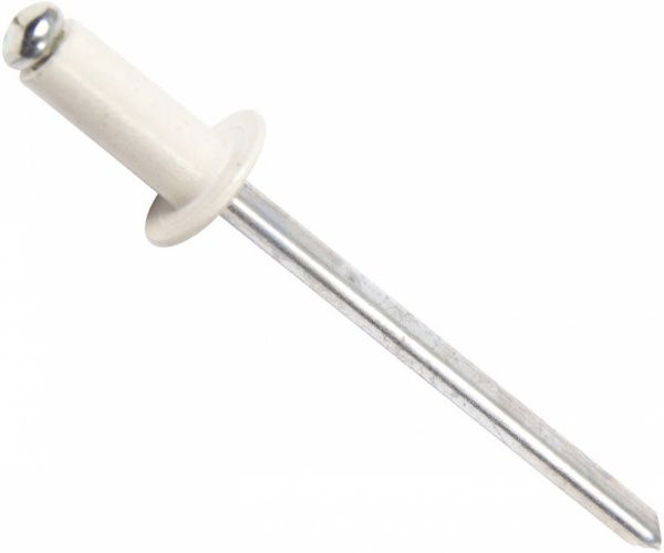 Заклепка вытяжная 4x10 мм 100 шт белый RAL 9010 EXPERT FIX