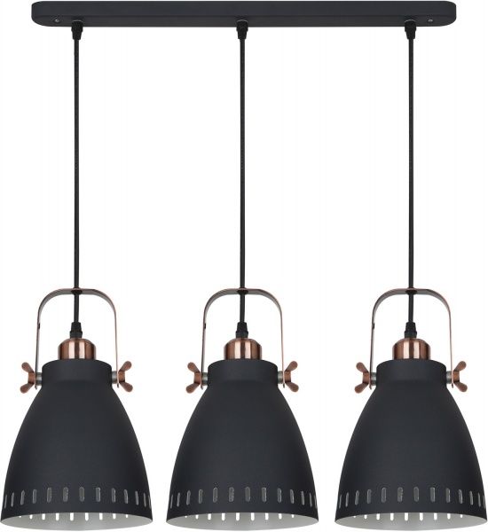 Підвіс Camelion New York PL-428S-3 С62 3x60 Вт E27 мідь/чорний 