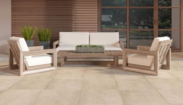 Плитка Zeus Ceramica Concrete Beige ZRXRM3BR 60x60x9,2 . 