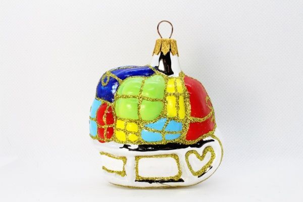 Набор елочных игрушек Новогодний 11 см 6 шт./уп. 