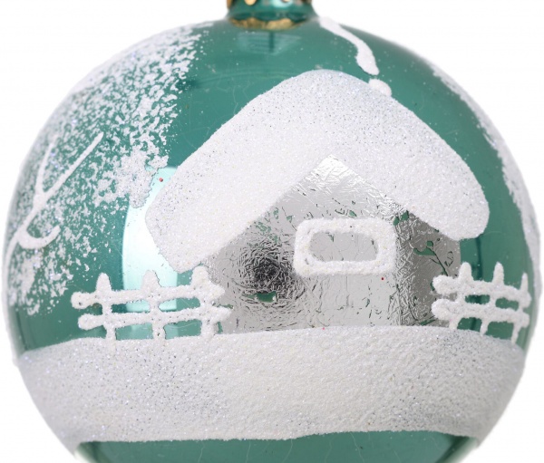 Шар новогодний мульти d 80 мм в ассортименте