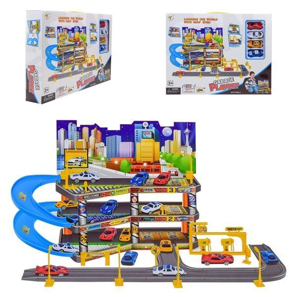 Игровой набор Паркинг, 4 машинки P7788A-2