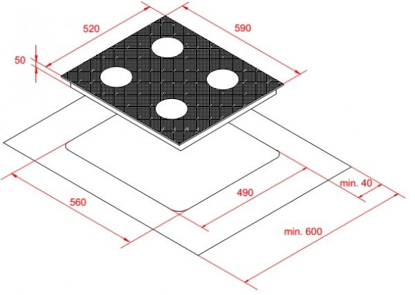 Варочная поверхность Interline TR 4302 AV