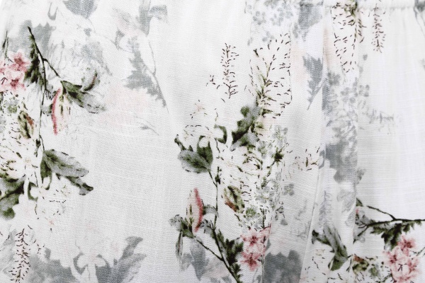 Шорти Trio жіночі SUMMER принт квітковий букет р. M молочний