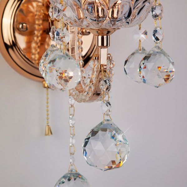 Бра Strotskis Ariella 1x60 Вт E14 золото 10044/1 