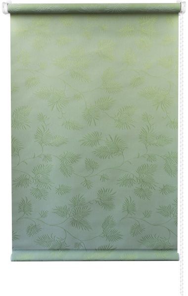Ролета мини Delfa Престиж 43x170 см салатовая 