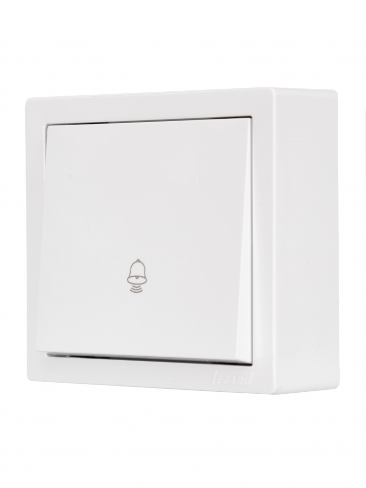 Кнопка звонка Lezard LETO белый 752-0200-103