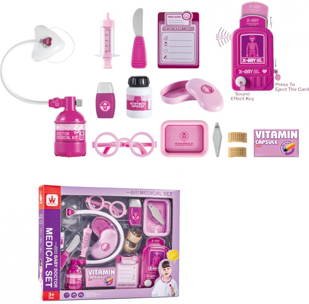 Игровой набор MERX Limited Маленький Доктор 19 шт. 3905276