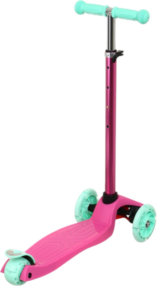 Самокат MaxxPro kids рожевий LS306/maxi/ pink green