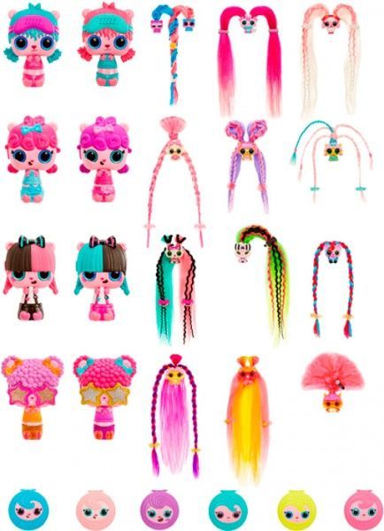 Игровой набор POP POP HAIR SURPRISE Модная Прическа с аксессуарами