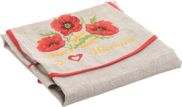 Фартук кухонный Цветы. Маки Галерея льна