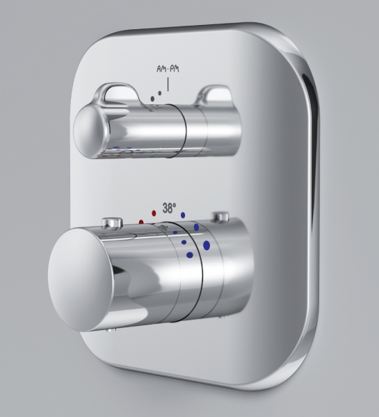 Верхняя часть смесителя для душа AM.PM с термостатом Sensation F3075600