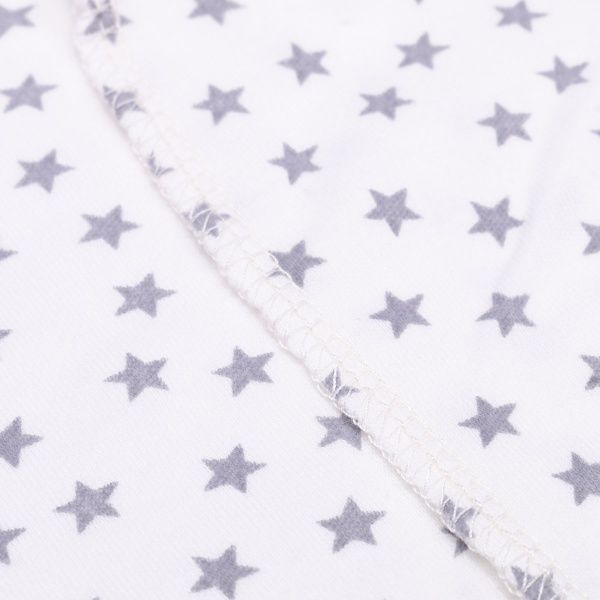Распашонка детская Bambinelli серая звездочка р.62 белый с рисунком 