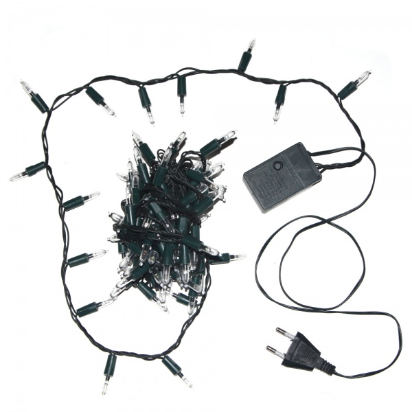 Электрогирлянда линейная SHLigts Нить (1049117) встроенный светодиод (LED) 60 ламп 3 м 